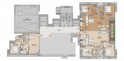 Project Image of 438.0 - 725.0 Sq.ft 1 BHK Apartment for buy in Ruparel Pristine