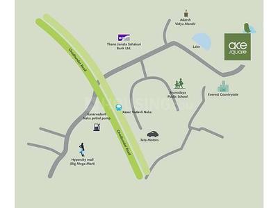 Project Image of 336.59 - 611.0 Sq.ft 1 BHK Apartment for buy in Squarefeet Ace Square Phase 2