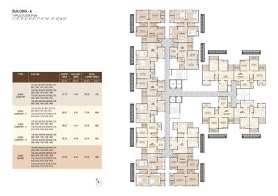 Project Image of 703.21 - 980.0 Sq.ft 2 BHK Apartment for buy in Mangalam Melizma