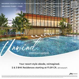 Project Image of 562.0 - 1042.0 Sq.ft 1 BHK Apartment for buy in The Gale At Godrej Park World