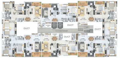 Project Image of 1250 Sq.ft 2 BHK Apartment / Flat for sale in Baner for Rs. 12200000