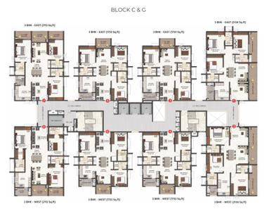 Project Image of 1733.0 - 2751.0 Sq.ft 3 BHK Apartment for buy in TRIDASA Rise