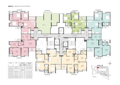Project Image of 651.0 - 1005.0 Sq.ft 2 BHK Apartment for buy in Gini Vivante Phase 01