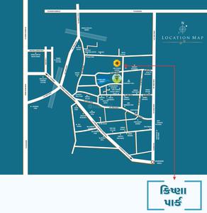 Vedant Krishna Park Location Plan 1