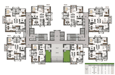 Project Image of 1243.0 - 2257.0 Sq.ft 2 BHK Apartment for buy in Aparna Zenon