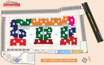 Project Image of 909.55 - 1735.32 Sq.ft 2 BHK Apartment for buy in Saidham Kohlis Avenue