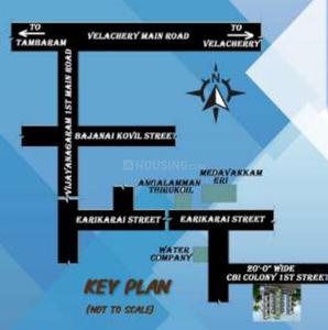 Amirtha Varshini Apartments Location Plan 1