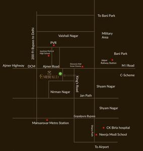 Project Image of 783.18 - 1684.0 Sq.ft 2 BHK Apartment for buy in ARD The Emerald II