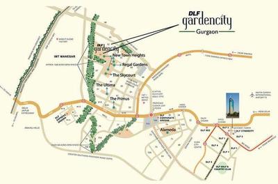 DLF Garden City Plots Location Plan 3