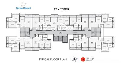 Project Image of 411.0 - 587.0 Sq.ft 1 BHK Apartment for buy in Shripal Shanti T2