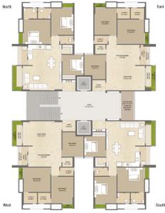 Project Image of 664.99 - 831.62 Sq.ft 3 BHK Apartment for buy in Vaibhav Prince Palace