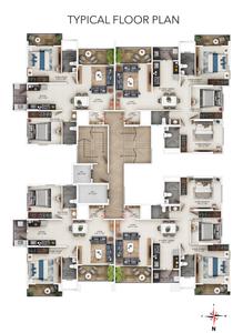 Project Image of 878.0 - 1110.0 Sq.ft 2 BHK Apartment for buy in Vyas Anudatta CHS