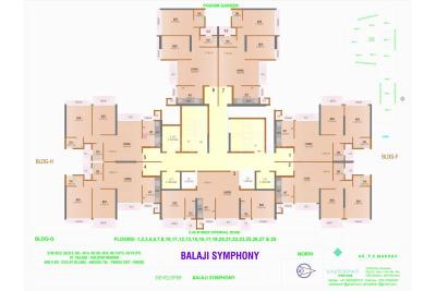 Project Image of 0.0 - 674.0 Sq.ft 2 BHK Apartment for buy in Vishesh Balaji Symphony Phase 2