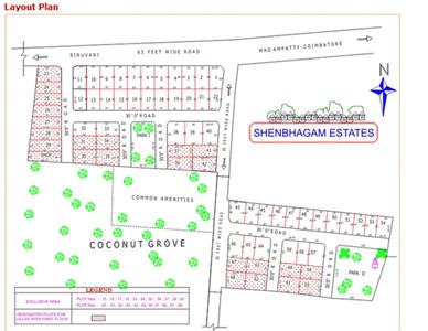 Project Image of 1022.0 - 1433.0 Sq.ft 2 BHK Villa for buy in Covai Shenbagam Estates
