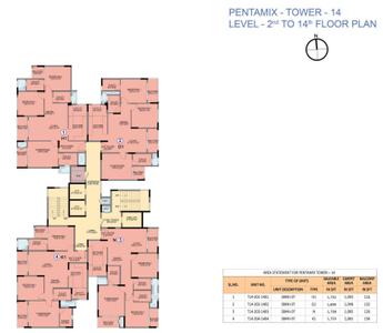 Project Image of 1000 Sq.ft 2 BHK Apartment / Flat for sale in Devanahalli for Rs. 9600000