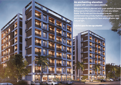 Project Image of 468.15 - 665.66 Sq.ft 1 BHK Apartment for buy in Vakratund Palms