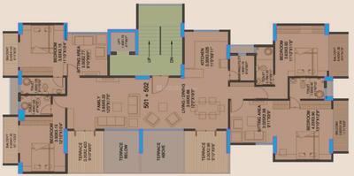 Project Image of 813.11 - 1934.81 Sq.ft 2 BHK Apartment for buy in Saga Apartment