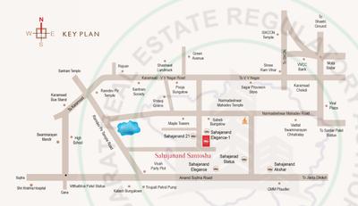 Project Image of 1575.3 - 2388.51 Sq.ft 4 BHK Apartment for buy in Sahajanand Santosha