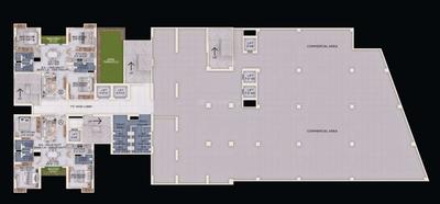 Project Image of 1796.0 - 2425.0 Sq.ft 3 BHK Apartment for buy in ATK The Burj