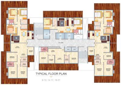 Project Image of 1200.0 - 1691.0 Sq.ft 2 BHK Apartment for buy in Ashray Jaswanti Gold