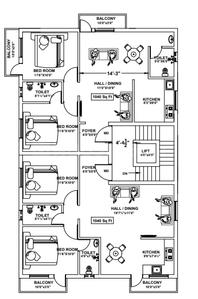 RJ Jas Innovative Jas Innovative Cluster Plan From 1st For 3rd Floor 1