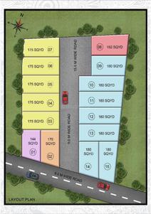 Project Image of 1530.0 - 2065.0 Sq.ft 3 BHK Apartment for buy in AKJ Green Floors
