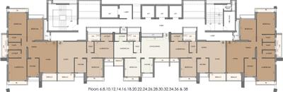 Project Image of 639.0 - 1130.0 Sq.ft 2 BHK Apartment for buy in Sunteck Signia Waterfront