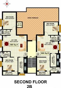 Project Image of 451.0 - 1251.0 Sq.ft 1 BHK Apartment for buy in RB Bagya Enclave