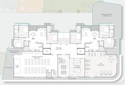Project Image of 1364.0 - 1376.0 Sq.ft 3 BHK Apartment for buy in Aarna 48