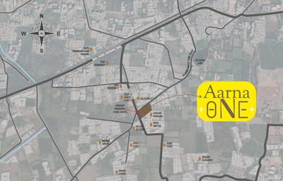 Project Image of 1103.52 - 1133.44 Sq.ft 3 BHK Apartment for buy in Adyah Aarna One