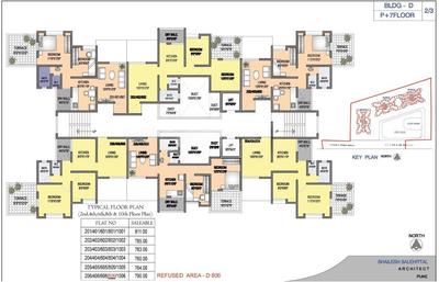 Project Image of 613.0 - 811.0 Sq.ft 1 BHK Apartment for buy in Saptsiddhi Savali Homes