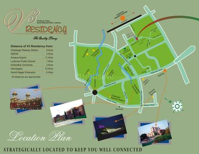 Project Image of 1399.0 - 2809.0 Sq.ft 2 BHK Apartment for buy in Amazing V3 Residency