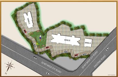 Project Image of 265.65 - 322.49 Sq.ft 1 BHK Apartment for buy in Harsh Trinity Oasis