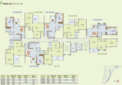 Project Image of 299.0 - 471.0 Sq.ft 1 BHK Apartment for buy in Nirman Brookefield Willows A3
