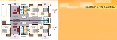 Project Image of 1040.0 - 1220.0 Sq.ft 2 BHK Apartment for buy in ABS Meera Mansion