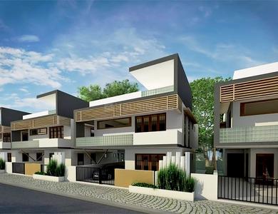 Project Image of 1490.0 - 1770.0 Sq.ft 3.5 BHK Villa for buy in Hebron Le Lexuz Stoneview Villas