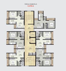 Project Image of 353.0 - 480.0 Sq.ft 1 BHK Apartment for buy in Laxmi Aangan Mahanadi Krishna And Ganga