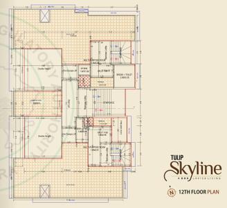 Project Image of 1942.13 - 2466.55 Sq.ft 3 BHK Apartment for buy in Uma Tulip Skyline