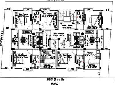 Project Image of 978.0 - 1112.0 Sq.ft 2 BHK Apartment for buy in Samy Green Wood