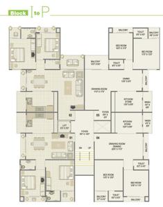 Project Image of 1530.0 - 1746.0 Sq.ft 2 BHK Apartment for buy in Bhakti Enclave