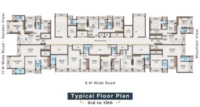 Project Image of 343.58 - 557.89 Sq.ft 1 BHK Apartment for buy in Panchsheel Ananta Residency