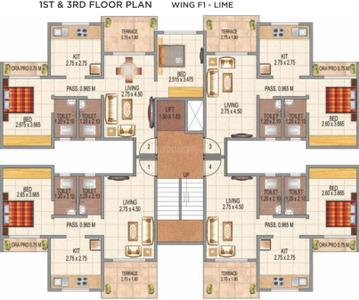 Project Image of 484.0 - 854.0 Sq.ft 1 BHK Apartment for buy in GBK Vishwajeet Edge