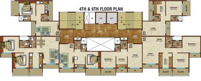 Project Image of 0.0 - 440.0 Sq.ft 2 BHK Apartment for buy in Balaji Sparsh