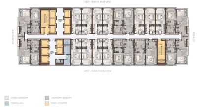 Project Image of 918.0 - 3311.0 Sq.ft 1 BHK Apartment for buy in Dubai The Palm Tower Residences