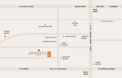 Project Image of 0.0 - 1170.0 Sq.ft 2 BHK Apartment for buy in Abhilashha Residency Phase 1