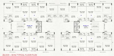 Project Image of 659.07 - 678.66 Sq.ft 2 BHK Apartment for buy in Tulsi Galaxy Phase 2