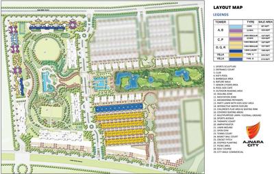 Project Image of 927.0 - 1395.0 Sq.ft 2 BHK Apartment for buy in Ajnara Khel Gaon Phase 2 Tower P Q And R