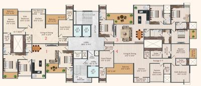 Project Image of 1256.0 - 1815.0 Sq.ft 3 BHK Apartment for buy in P K Canopus