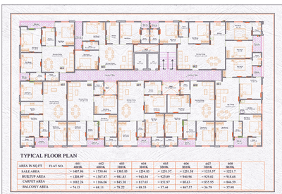 Project Image of 1222.0 - 1739.0 Sq.ft 3 BHK Apartment for buy in Parth Residency V