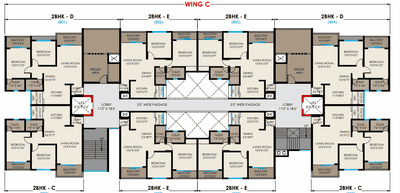 Project Image of 721.0 - 1472.0 Sq.ft 2 BHK Apartment for buy in Landmarkk Luxuria